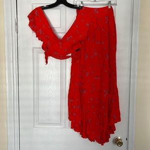 Free people - Summer Set (skirt and cropped top)